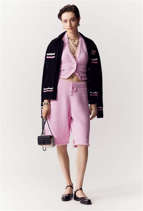 chanel boxershorts|Chanel pink pants.